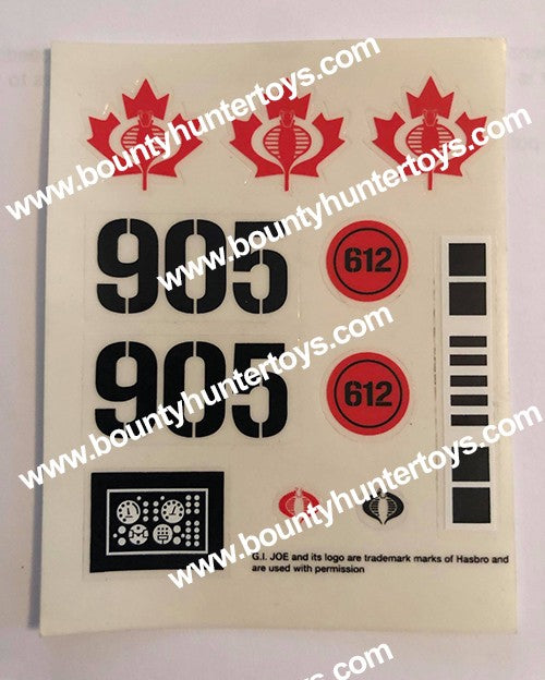 2009 Canadian G.I. Joe Convention HATE Stickers