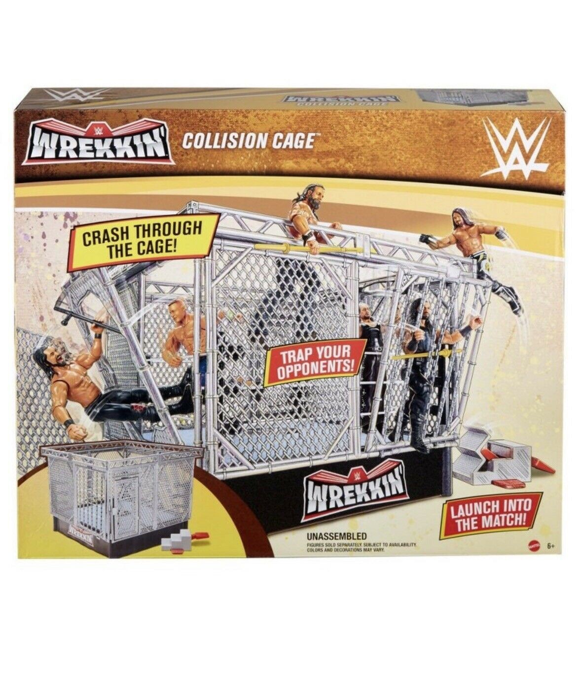 WWE Wrekkin' Collision Cage Playset