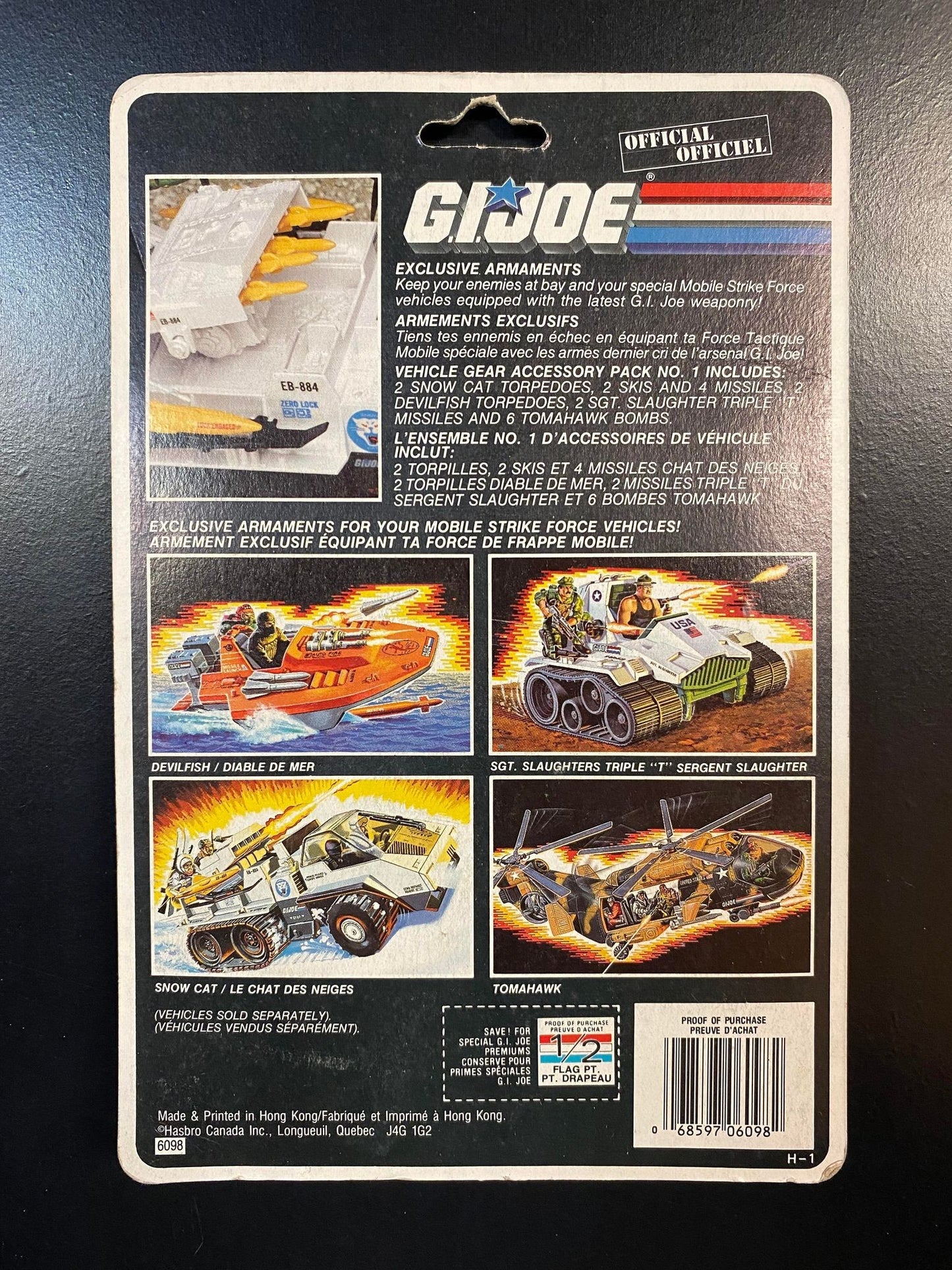 Vehicle Gear : Accessory Pack 1 (1987)