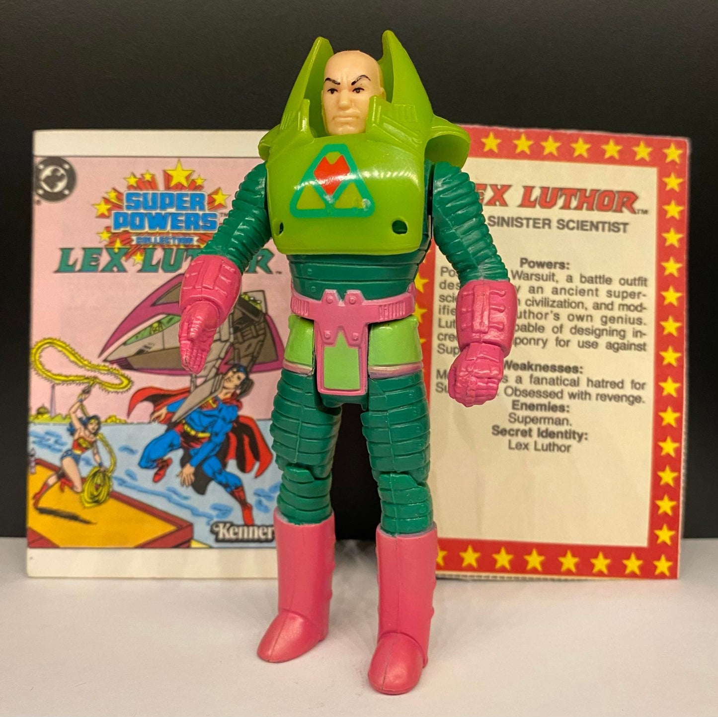 Lex Luthor w/ Comic & Bio