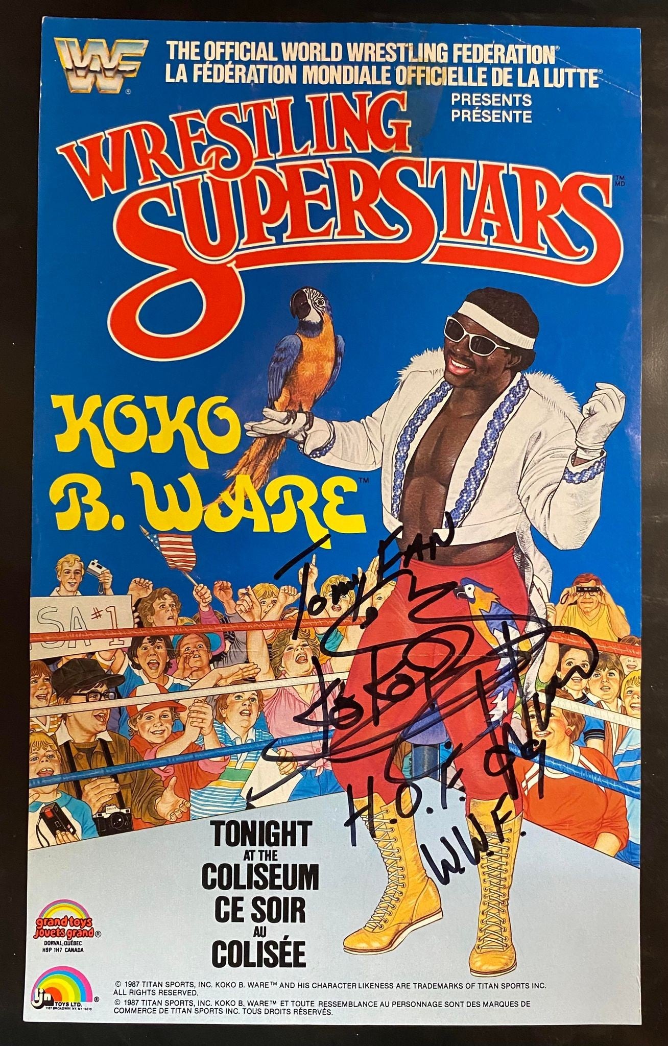 Koko B. Ware LJN Poster : Signed
