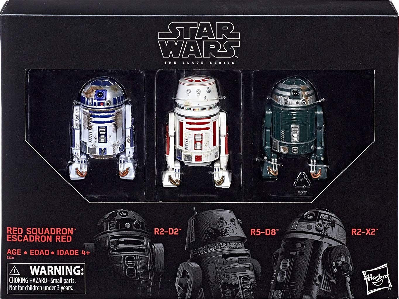 Red Squadon (R2-D2, R5-D8, R2-X2)