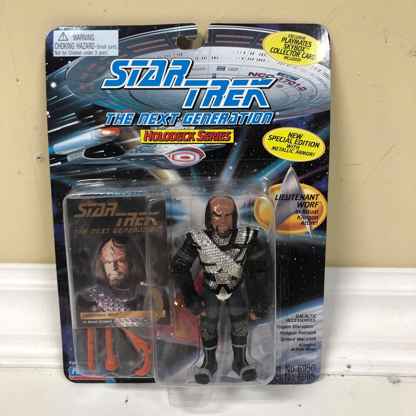 Worf in Ritual Klingon Attire