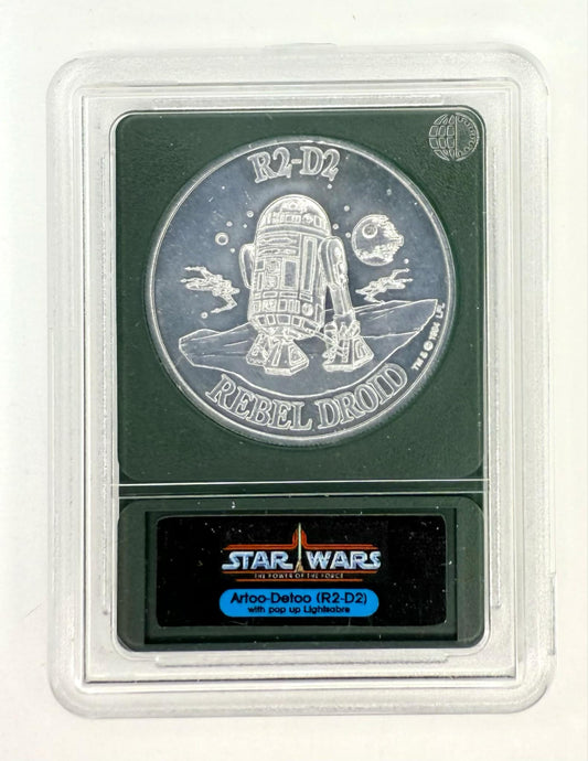 R2-D2 w/ Pop Up Lightsaber Coin