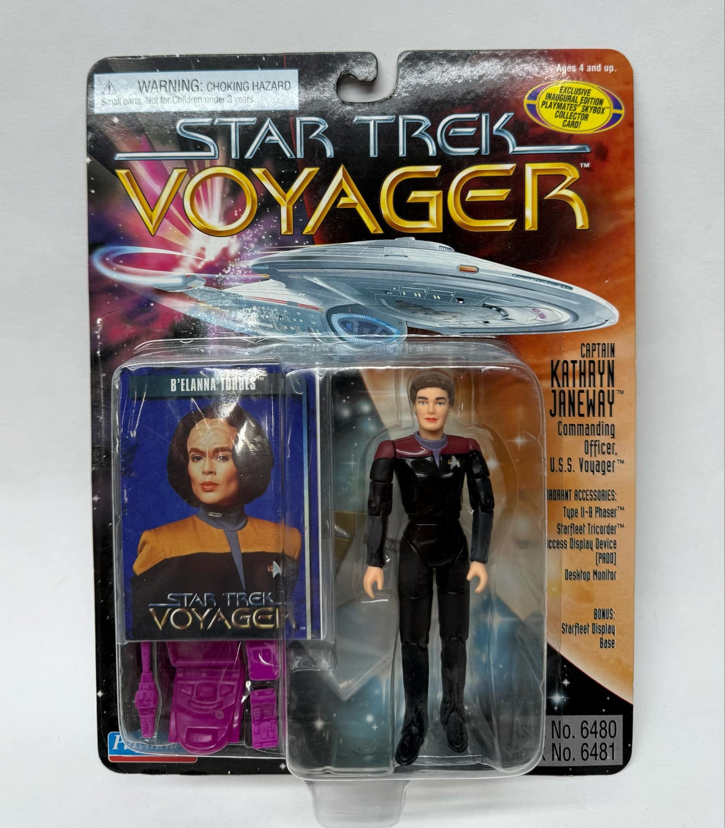 Carte du capitaine Janeway avec B'elanna Torres : erreur