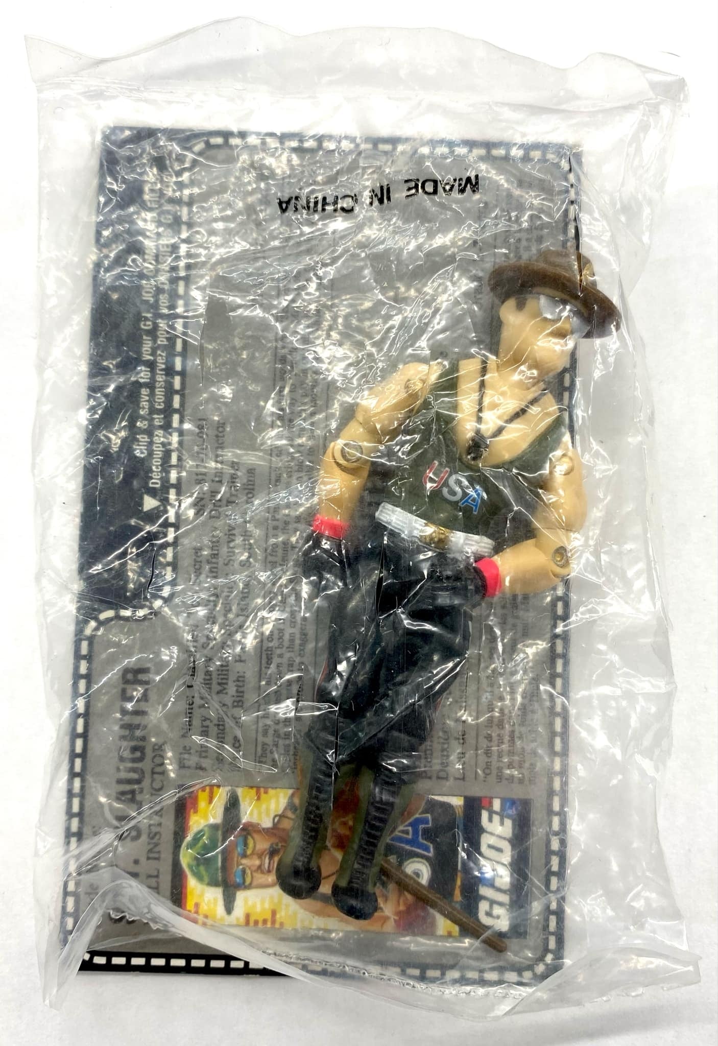 Sgt. Slaughter (1985) : Sealed w/ Uncut File Card