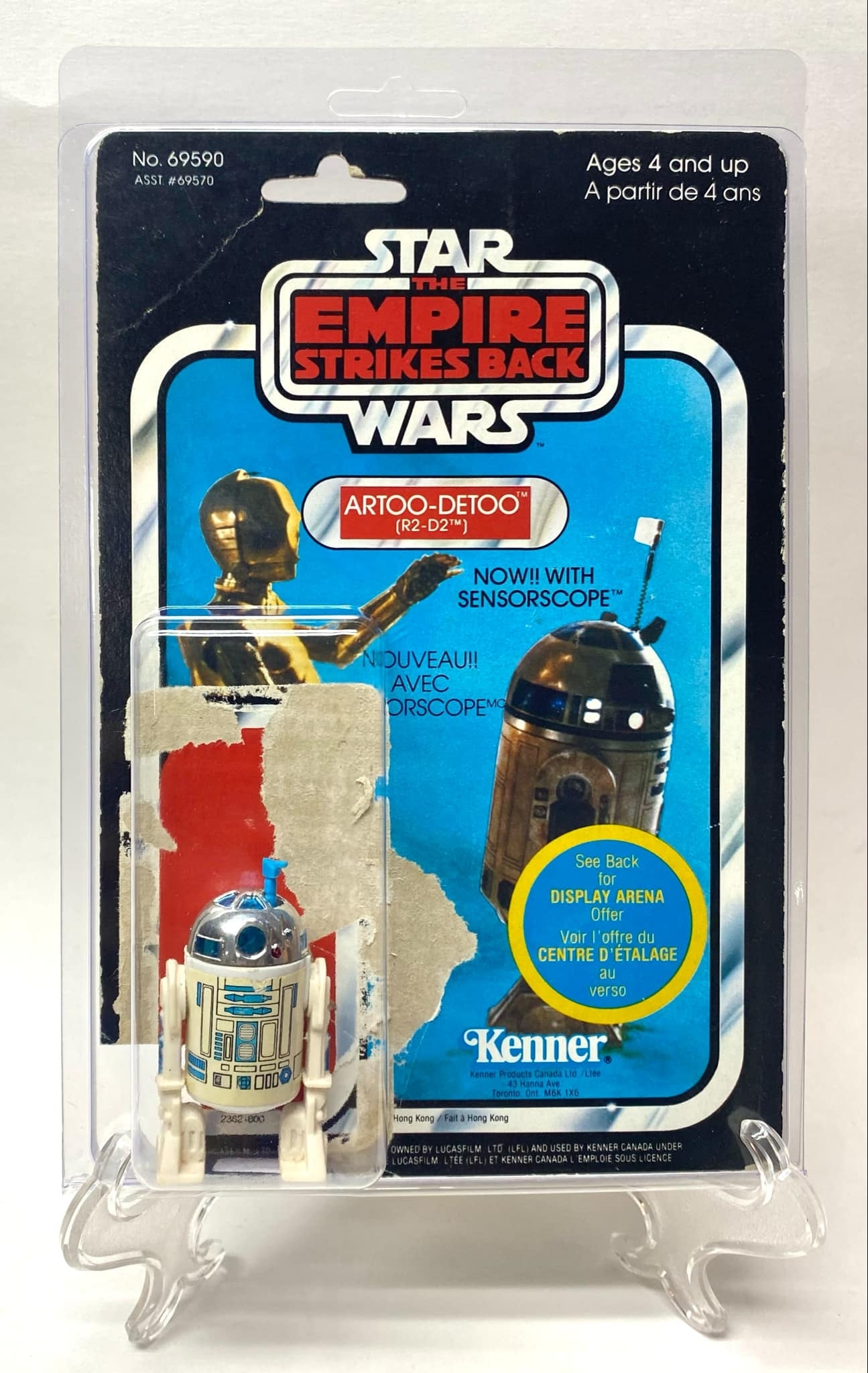 R2-D2 w/ Sensorscope w/ 45 Back Card