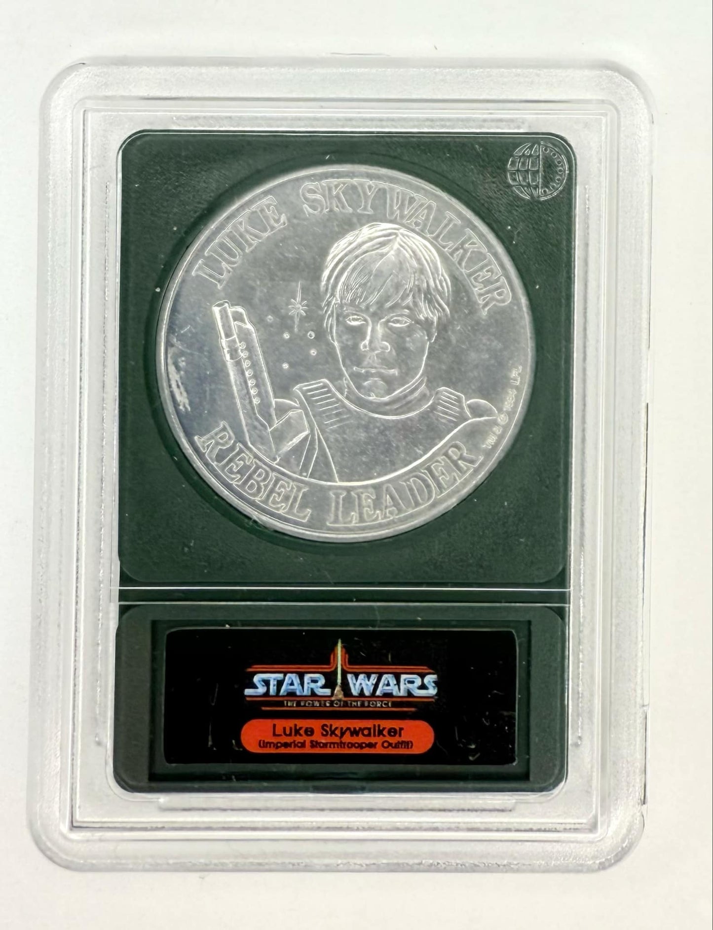 Luke Skywalker as Stormtrooper Coin