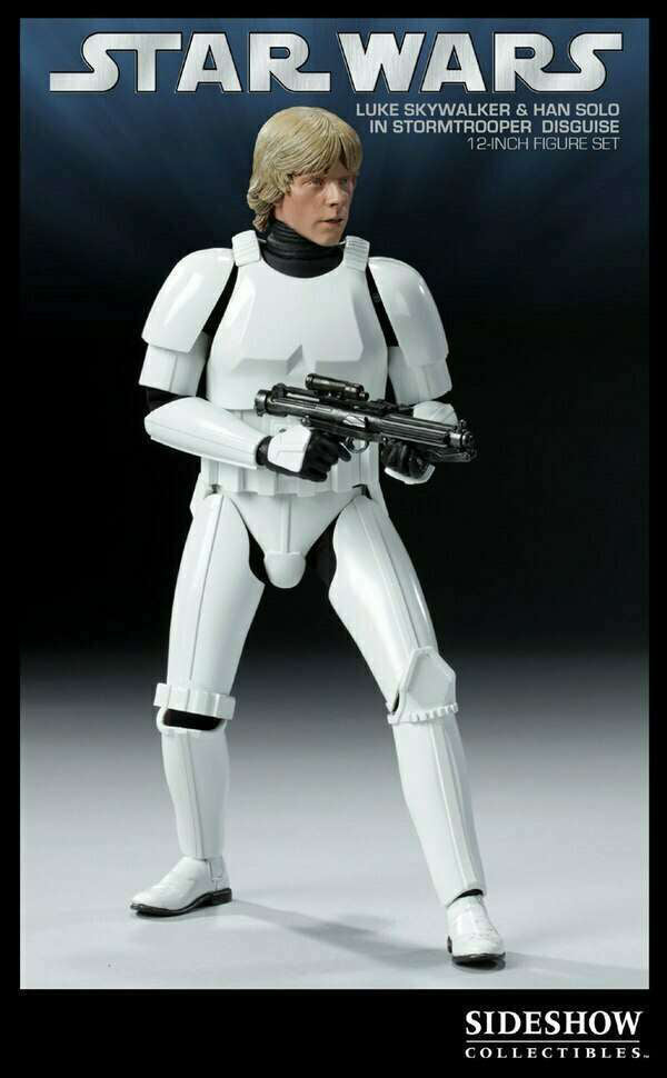 Han Solo & Luke Skywalker in Stormtrooper Disguise