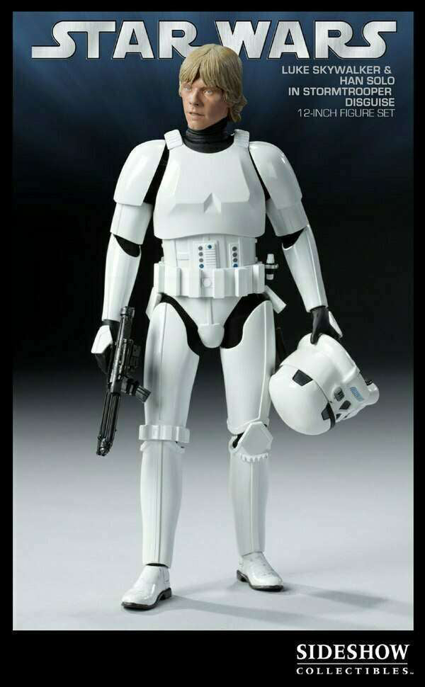 Han Solo & Luke Skywalker in Stormtrooper Disguise