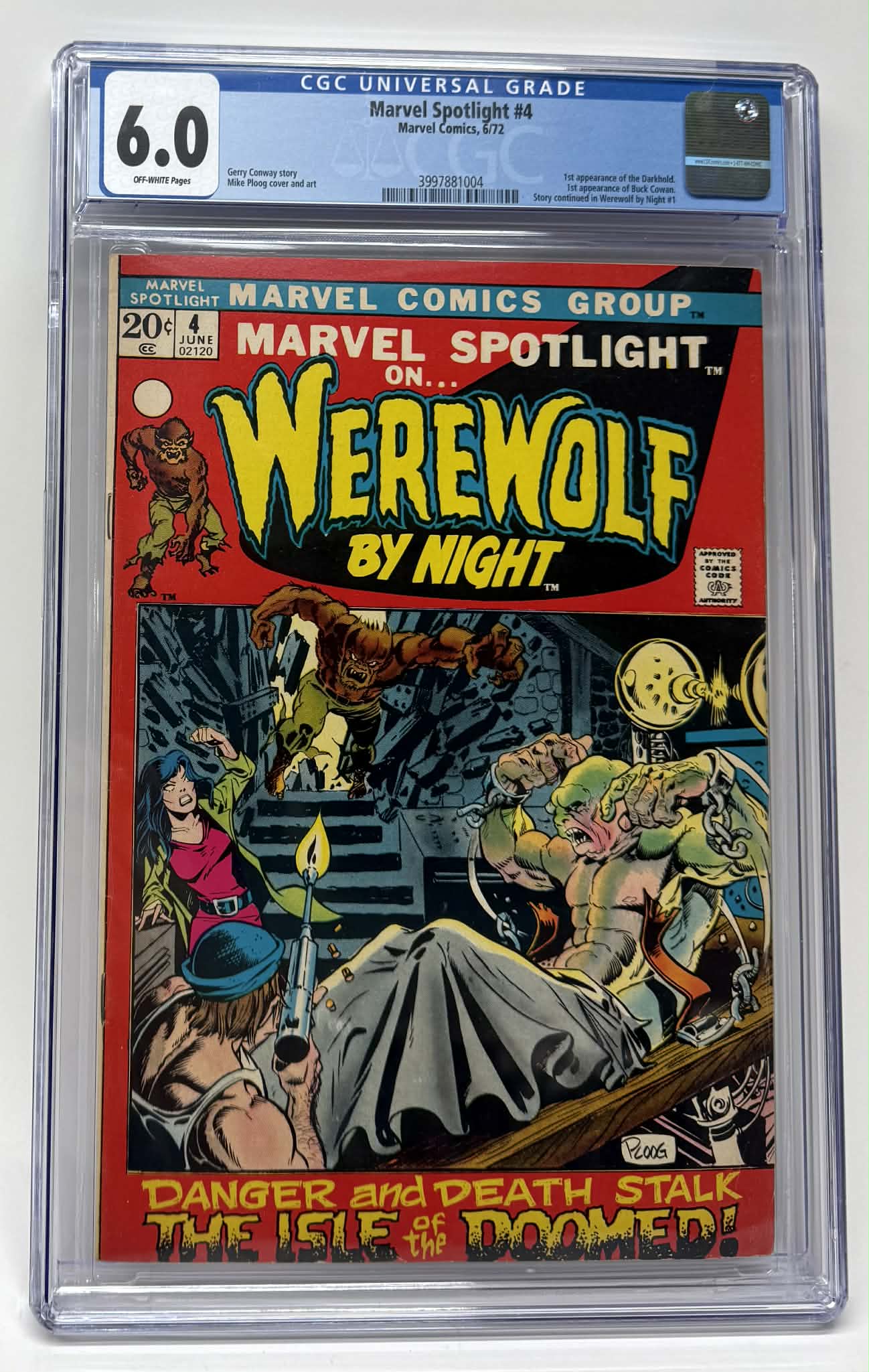 Werewolf By Night #4 CGC 6.0