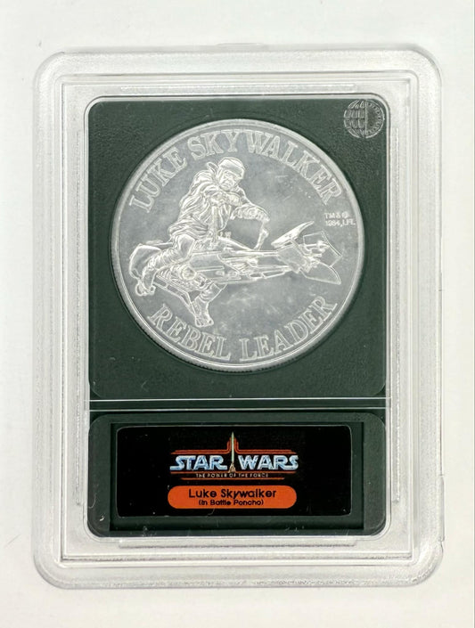 Luke Skywalker in Battle Poncho Coin