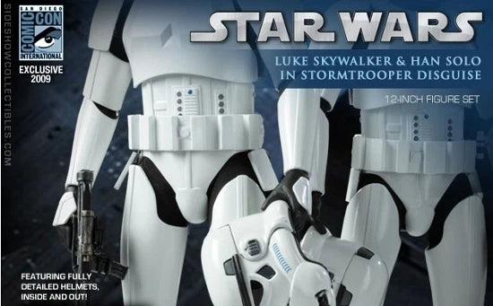 Han Solo & Luke Skywalker in Stormtrooper Disguise