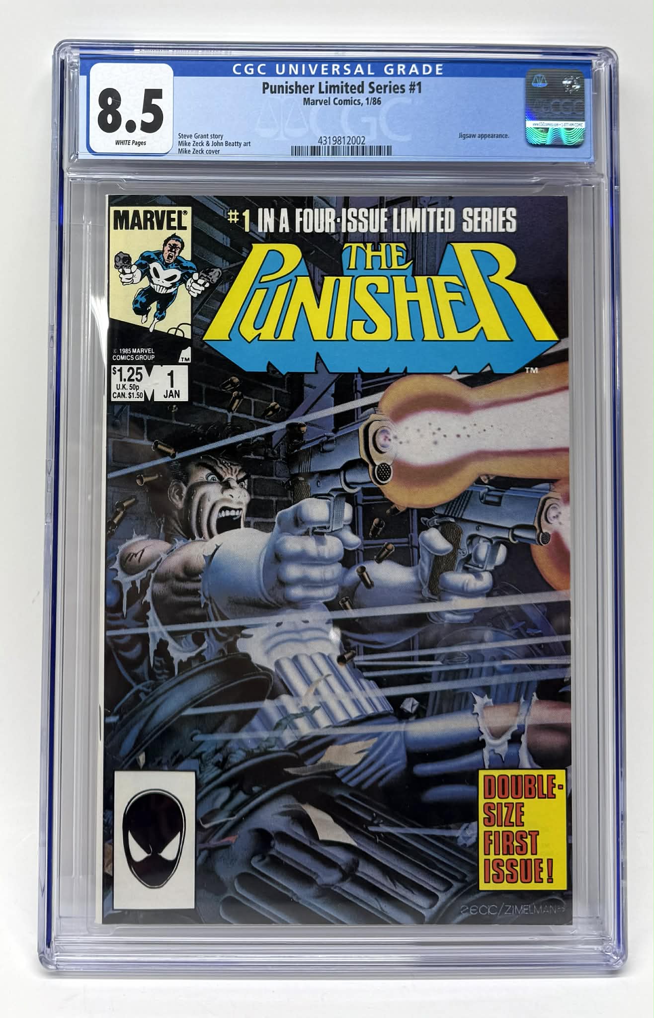 Punisher #1 (Limited) : CGC 8.5