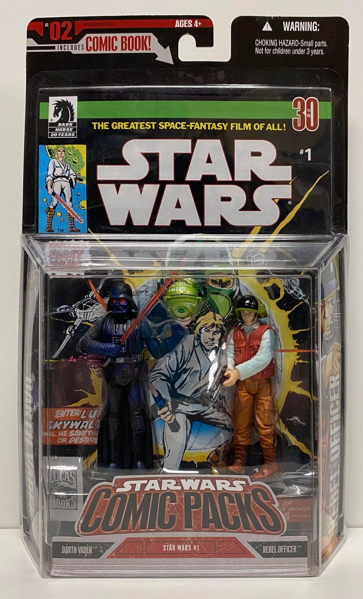 Comic Pack 02 : Darth Vader / Rebel Officer