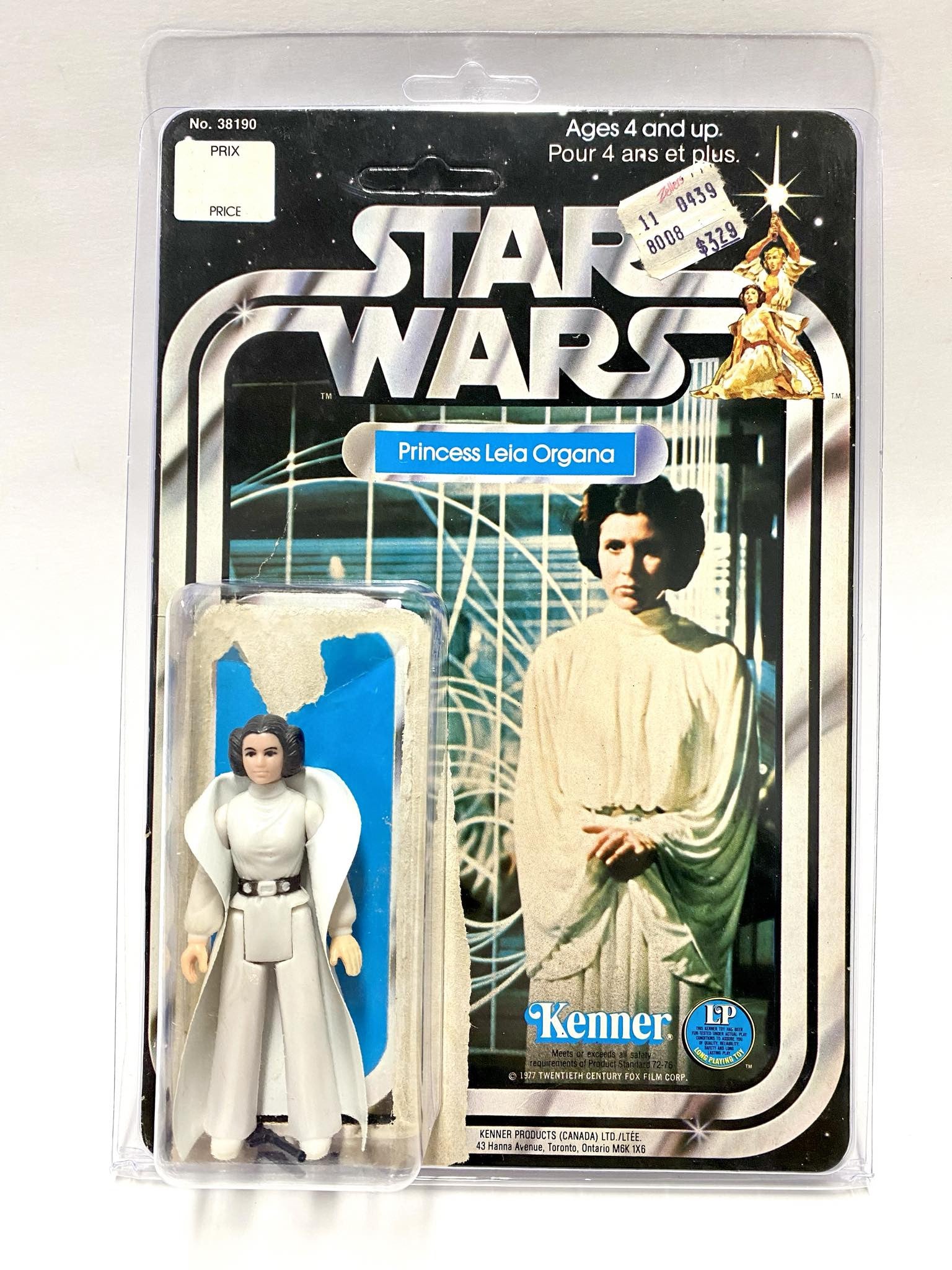 Princess Leia w/ 12 Back Card