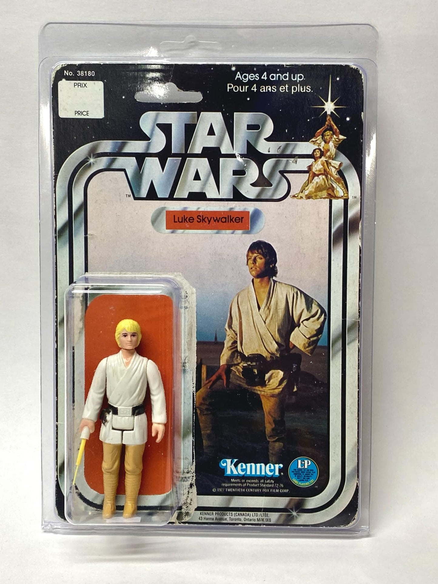 Luke Skywalker w/ 12 Back Card