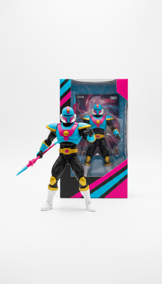 Cosmic Enforcer figure with collector card