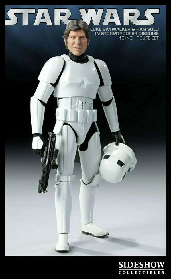 Han Solo & Luke Skywalker in Stormtrooper Disguise