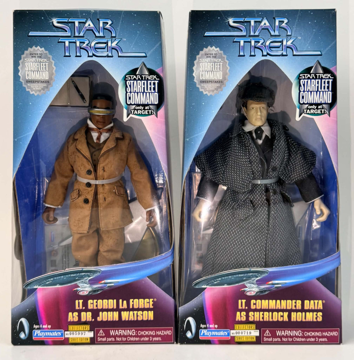 Data & Geordi as Sherlock & Watson : Set only
